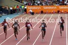 Francena McCorory wins the 400 metres  from Snya Richardson-Ross 2nd and Novlene Williams-Mills 3rd at the Glasgow Diamond League. Photo: David T. Hewitson/Sports for All Pics